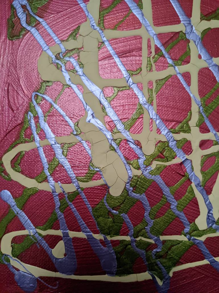 Original Abstract Expressionism Abstract Painting by Bobby Bentz