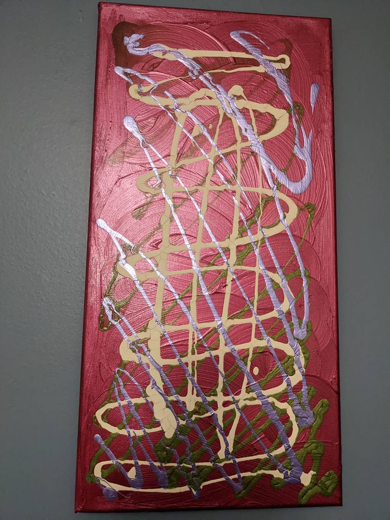 Original Abstract Expressionism Abstract Painting by Bobby Bentz