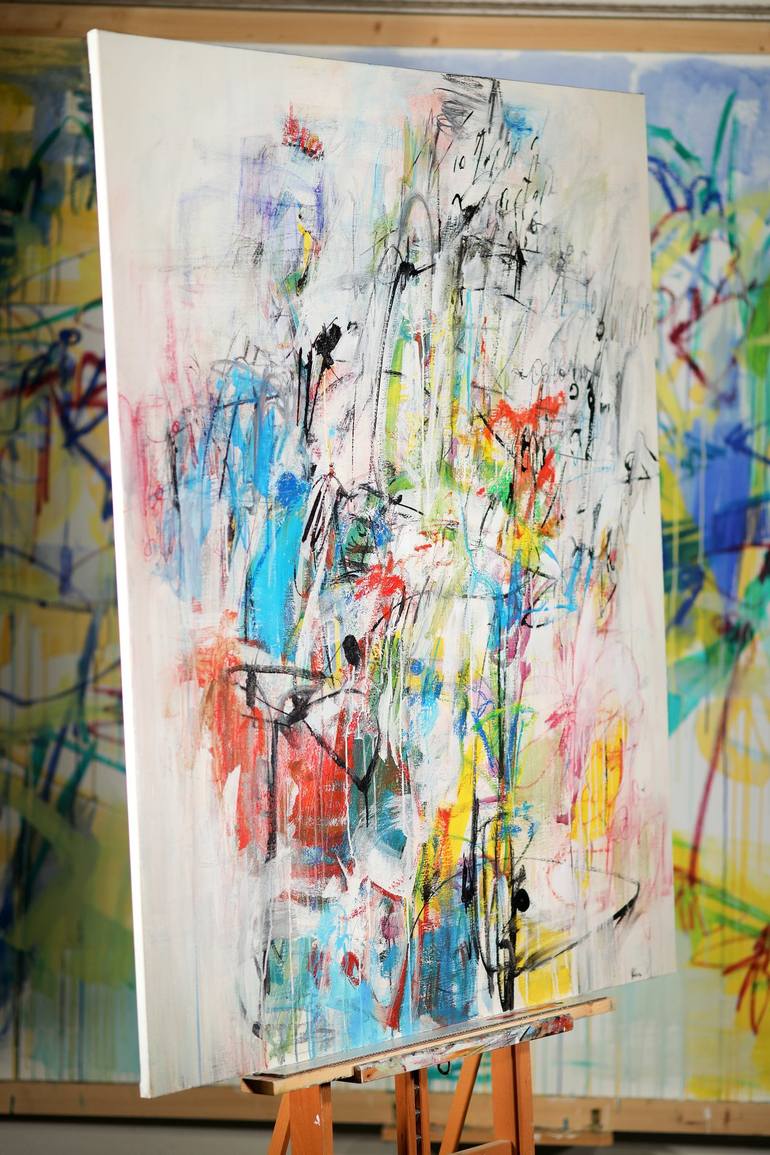 Original Abstract Painting by Francesco  D'Adamo