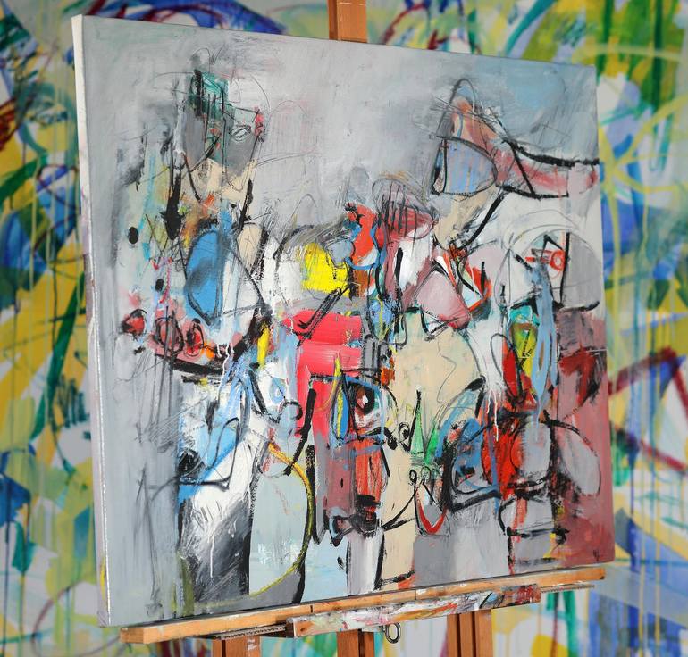 Original Abstract Painting by Francesco  D'Adamo