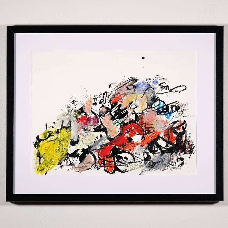 Original Abstract Expressionism Abstract Painting by Francesco  D'Adamo