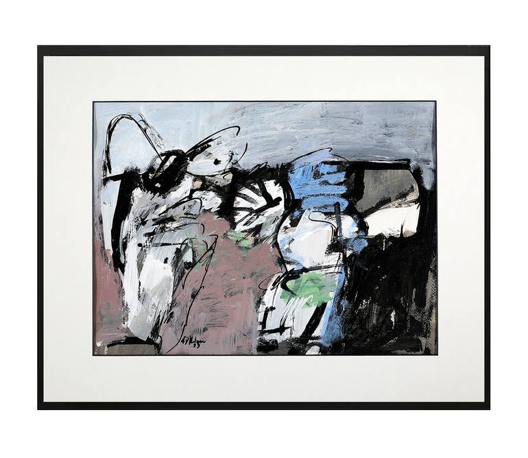 Original Abstract Expressionism Abstract Painting by Francesco  D'Adamo