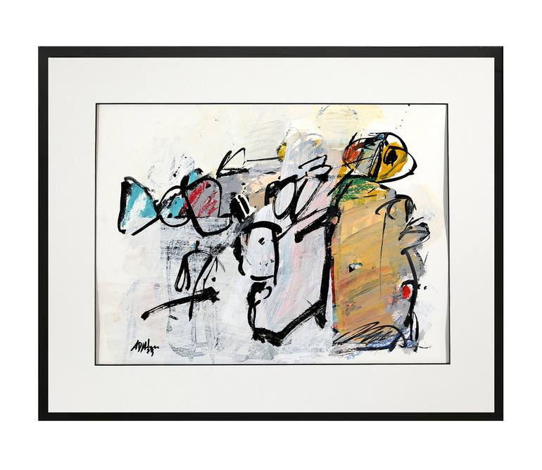 Original Abstract Expressionism Abstract Painting by Francesco  D'Adamo