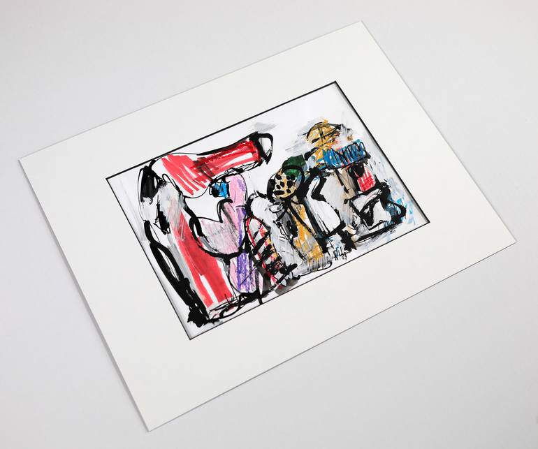 Original Abstract Expressionism Abstract Painting by Francesco  D'Adamo