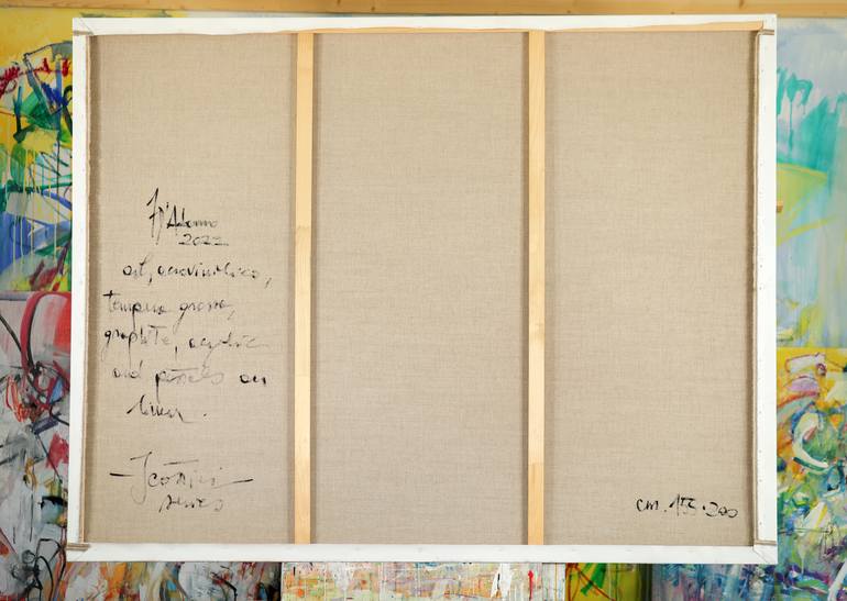 Original Abstract Expressionism Abstract Painting by Francesco  D'Adamo