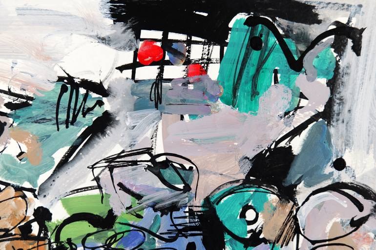 Original Abstract Expressionism Abstract Painting by Francesco  D'Adamo