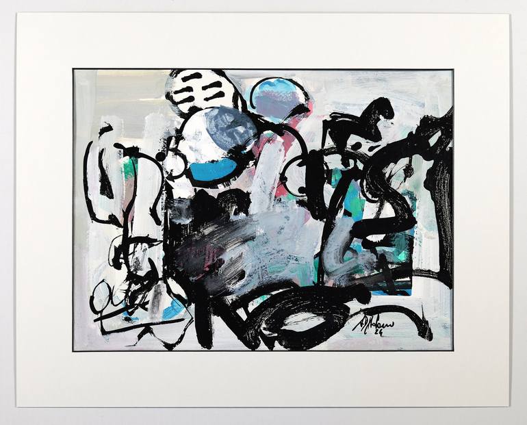 Original Abstract Expressionism Abstract Painting by Francesco  D'Adamo