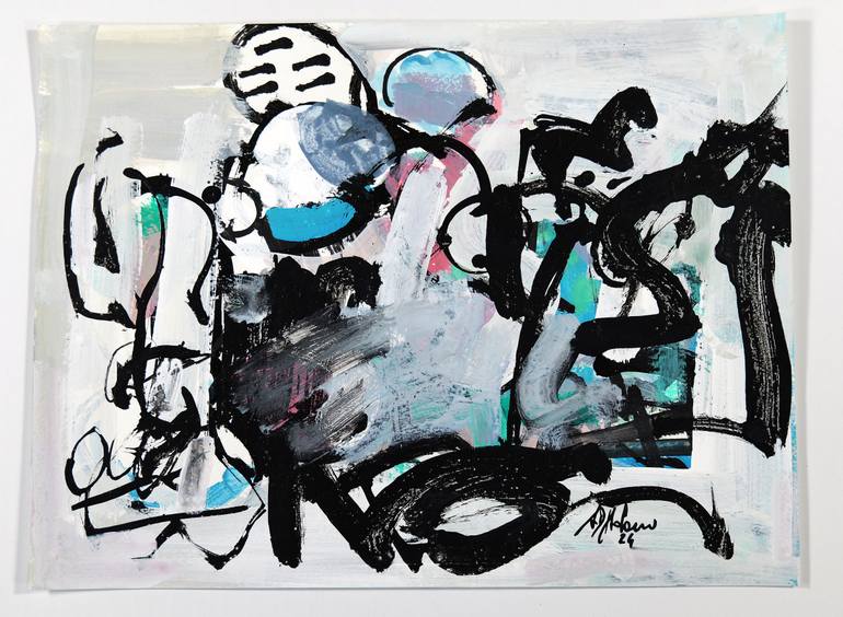 Original Abstract Expressionism Abstract Painting by Francesco  D'Adamo