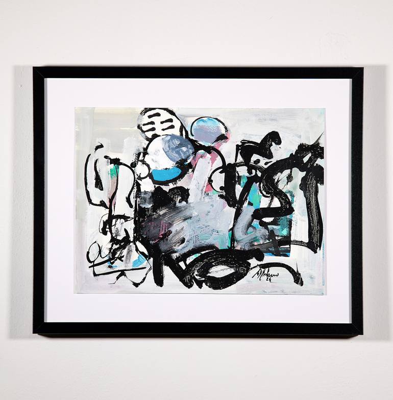 Original Abstract Expressionism Abstract Painting by Francesco  D'Adamo