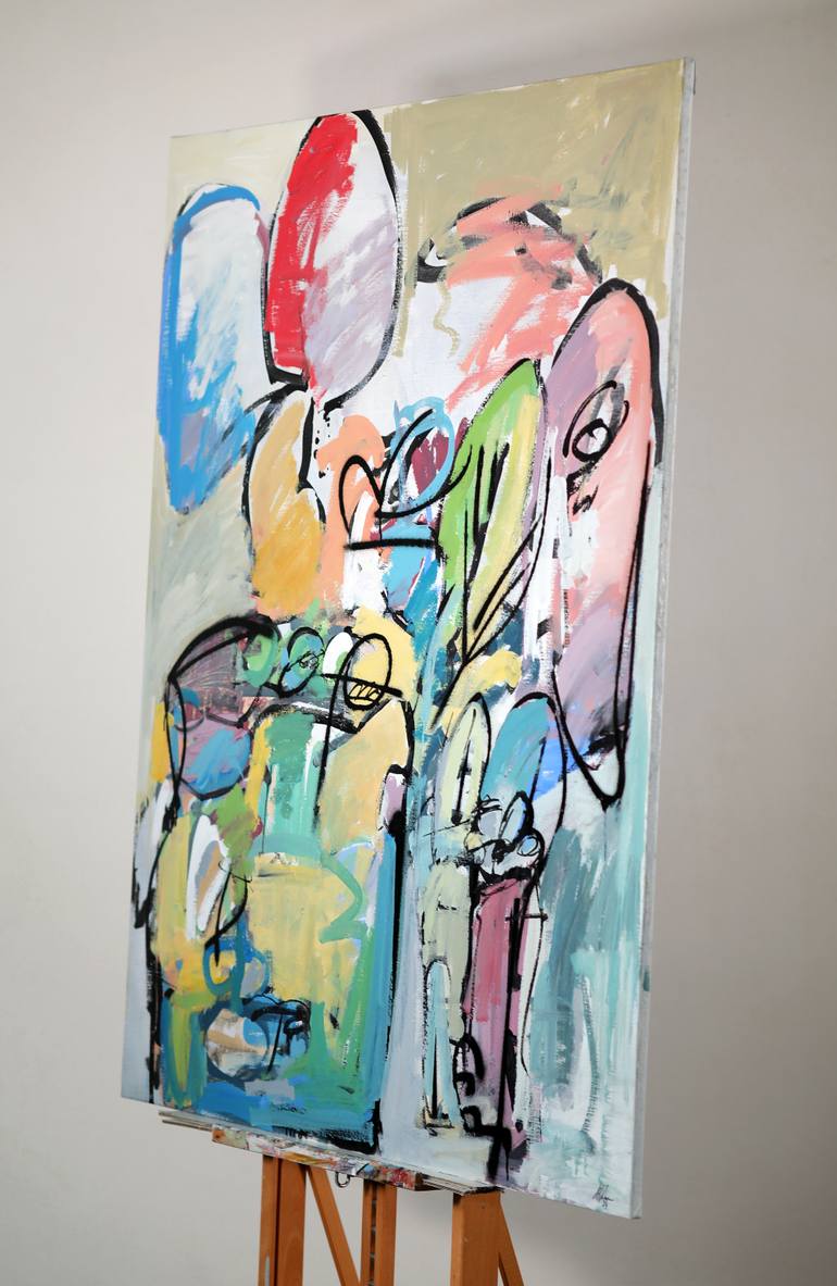 Original Abstract Expressionism Abstract Painting by Francesco  D'Adamo