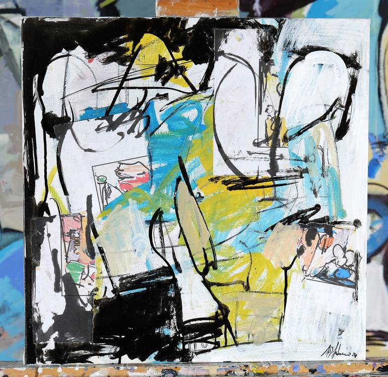 Original Contemporary Abstract Painting by Francesco  D'Adamo