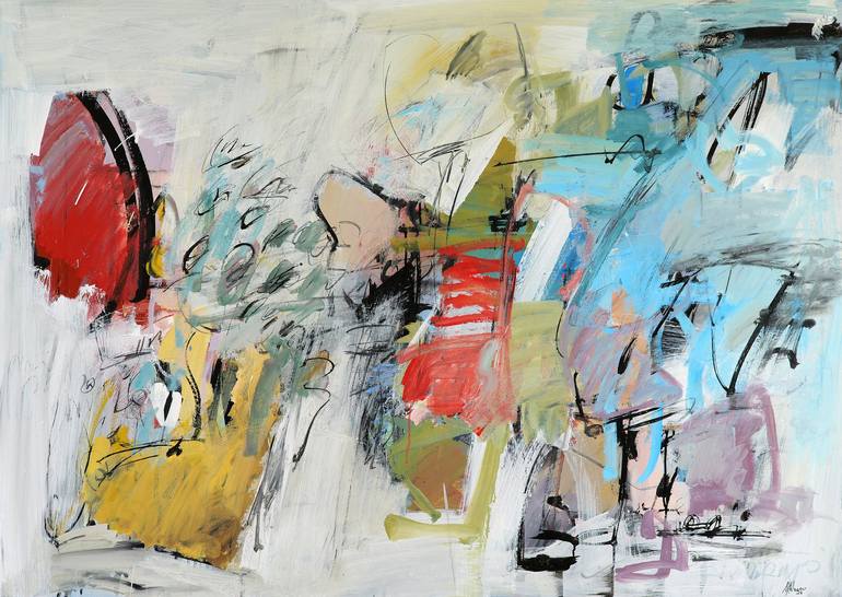 Original Contemporary Abstract Paintings by Francesco  D'Adamo