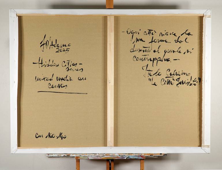 Original Abstract Expressionism Abstract Painting by Francesco  D'Adamo