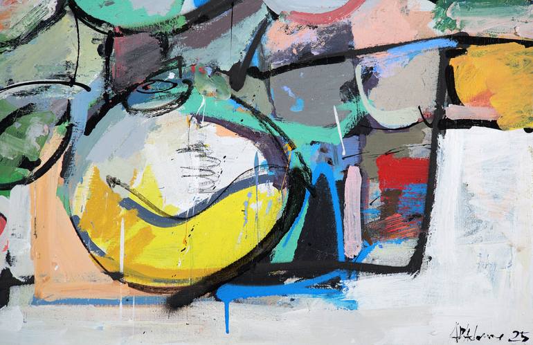 Original Contemporary Abstract Painting by Francesco  D'Adamo