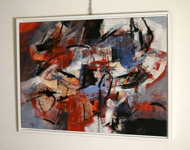 Original Abstract Expressionism Abstract Painting by Francesco  D'Adamo