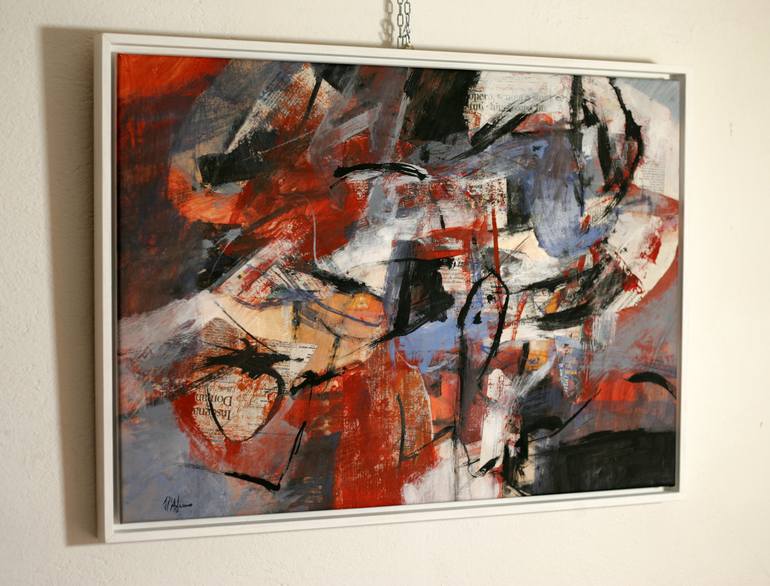 Original Abstract Expressionism Abstract Painting by Francesco  D'Adamo