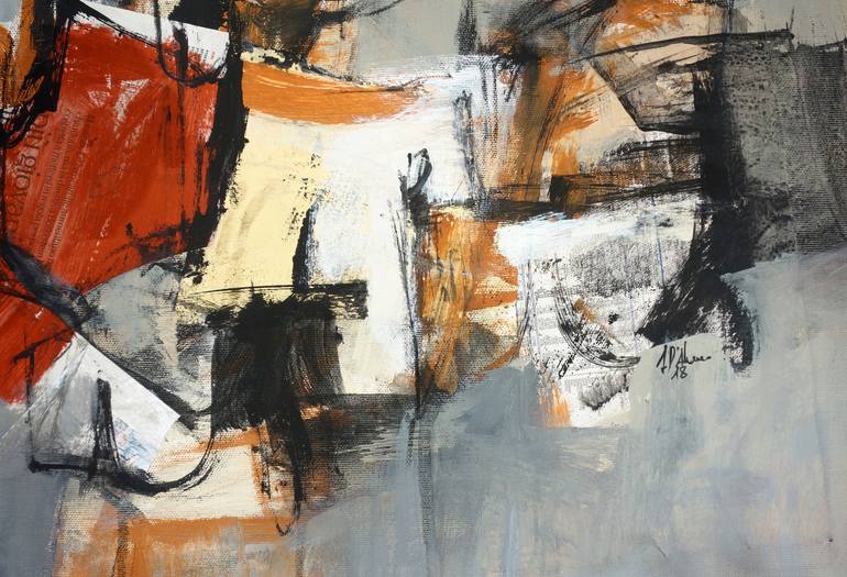 Original Abstract Painting by Francesco  D'Adamo