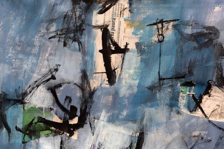 Original Abstract Expressionism Abstract Painting by Francesco  D'Adamo