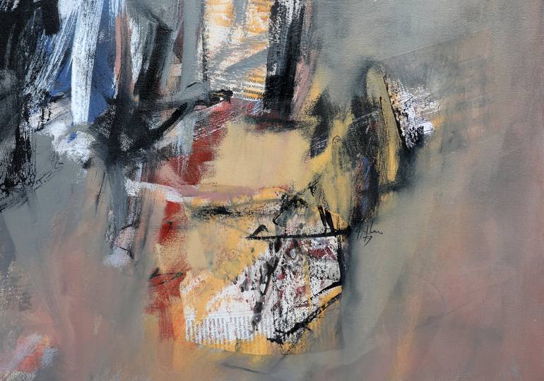 Original Abstract Expressionism Abstract Painting by Francesco  D'Adamo