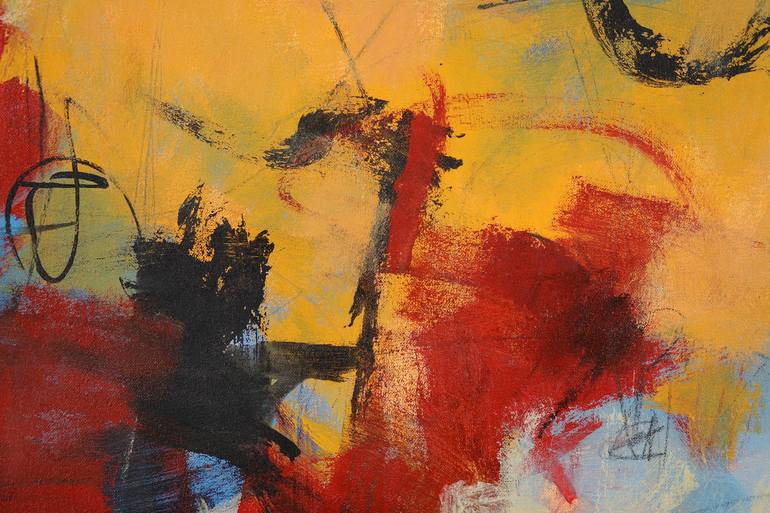 Original Abstract Expressionism Abstract Painting by Francesco  D'Adamo