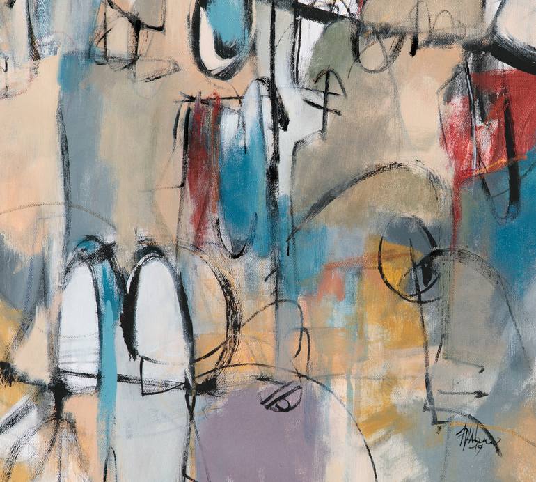 Original Abstract Painting by Francesco  D'Adamo