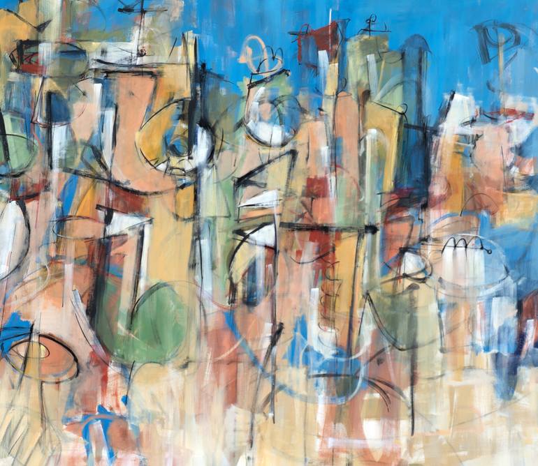 Original Abstract Painting by Francesco  D'Adamo