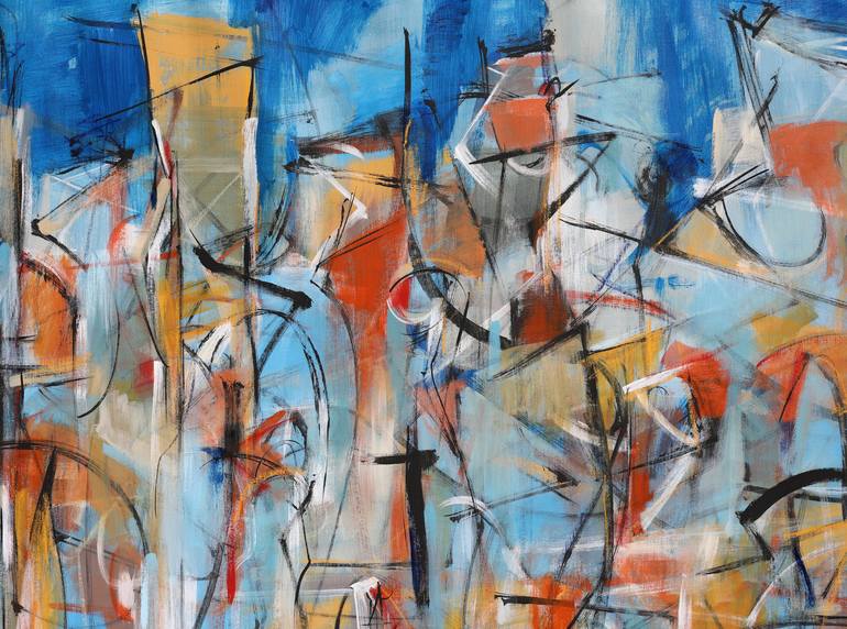 Original Abstract Painting by Francesco  D'Adamo