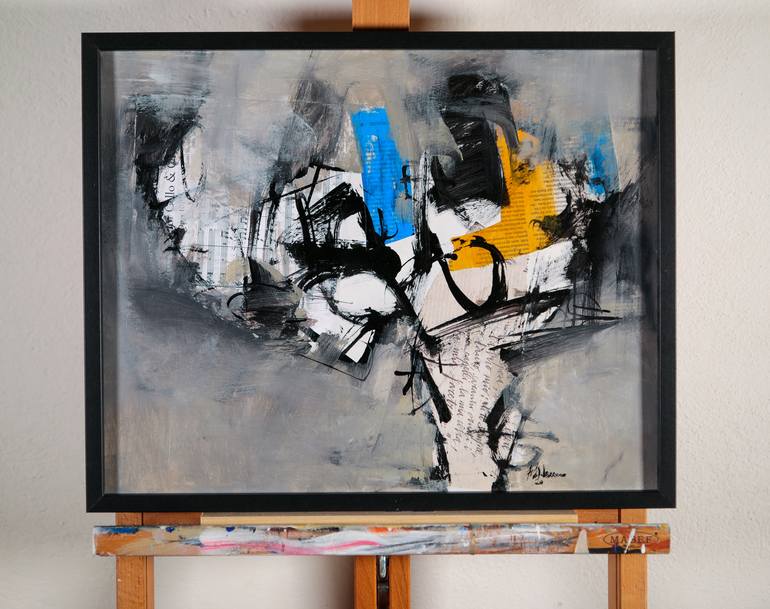 Original Abstract Expressionism Abstract Painting by Francesco  D'Adamo