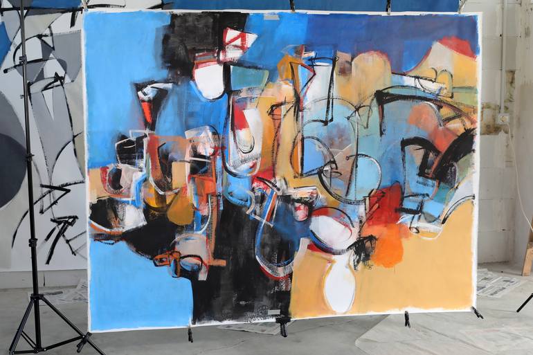 Original Abstract Painting by Francesco  D'Adamo