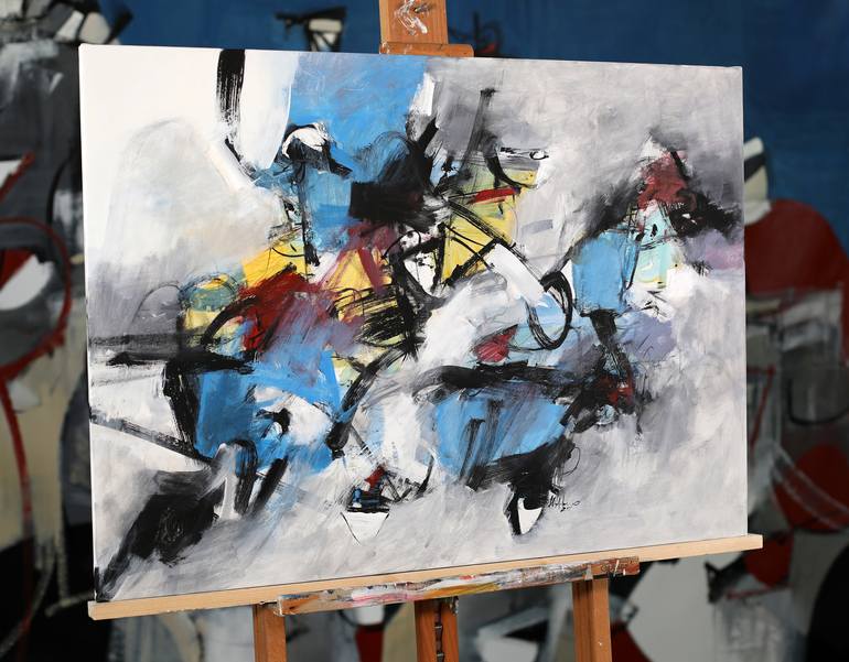 Original Abstract Painting by Francesco  D'Adamo