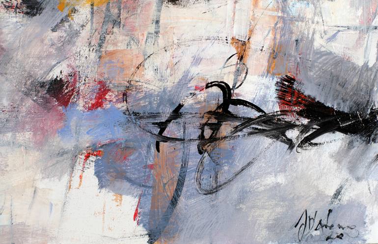 Original Abstract Expressionism Abstract Painting by Francesco  D'Adamo