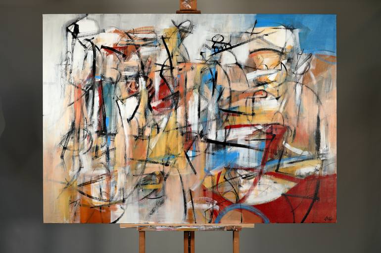 Original Abstract Painting by Francesco  D'Adamo