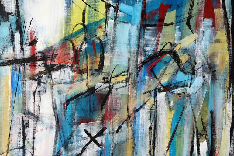 Original Abstract Painting by Francesco  D'Adamo