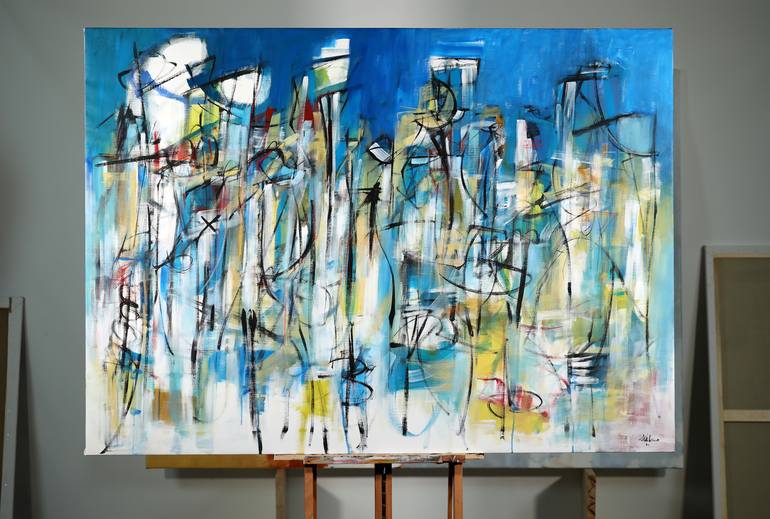 Original Abstract Painting by Francesco  D'Adamo