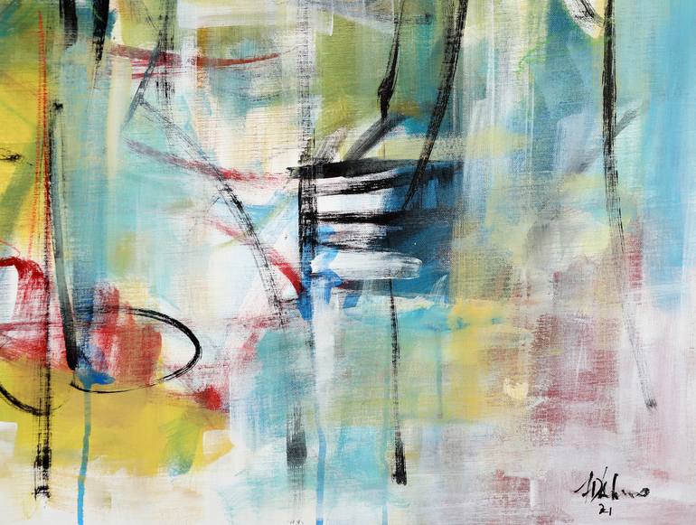 Original Abstract Painting by Francesco  D'Adamo