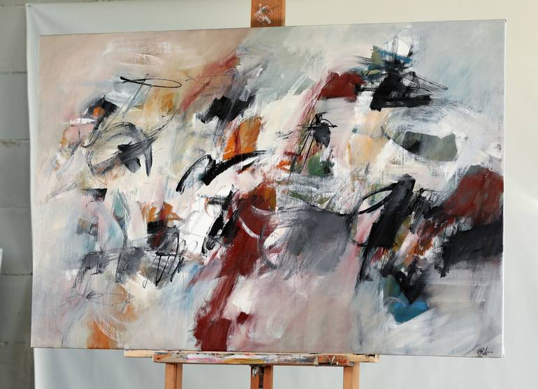 Original Abstract Expressionism Abstract Painting by Francesco  D'Adamo