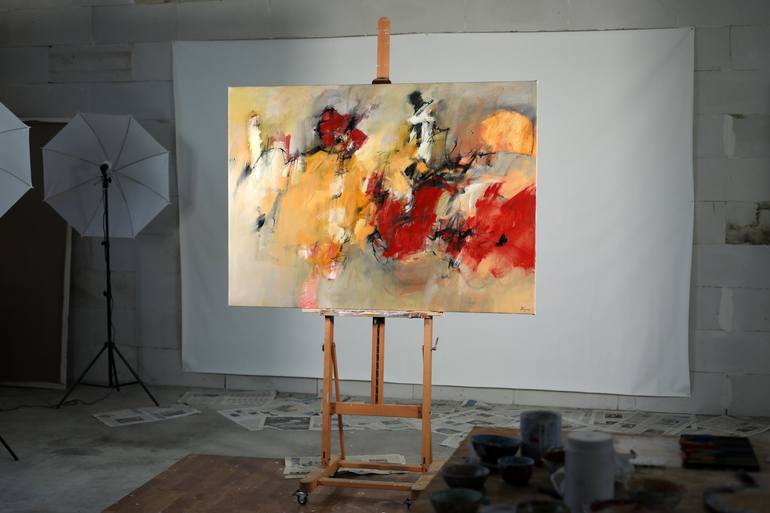 Original Abstract Painting by Francesco  D'Adamo