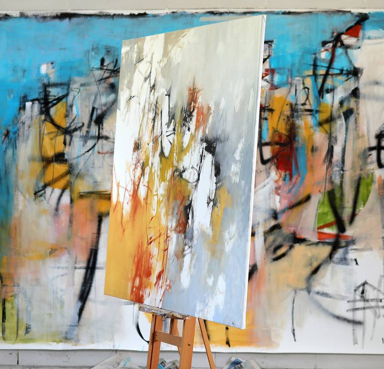 Original Abstract Painting by Francesco  D'Adamo