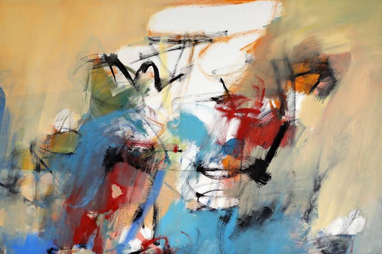 Original Abstract Expressionism Abstract Painting by Francesco  D'Adamo