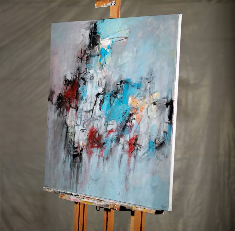 Original Abstract Expressionism Abstract Painting by Francesco  D'Adamo