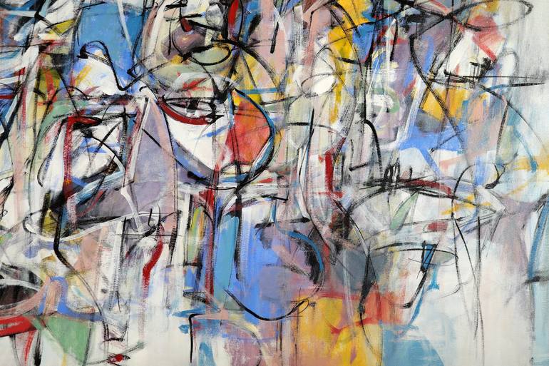 Original Abstract Expressionism Abstract Painting by Francesco  D'Adamo