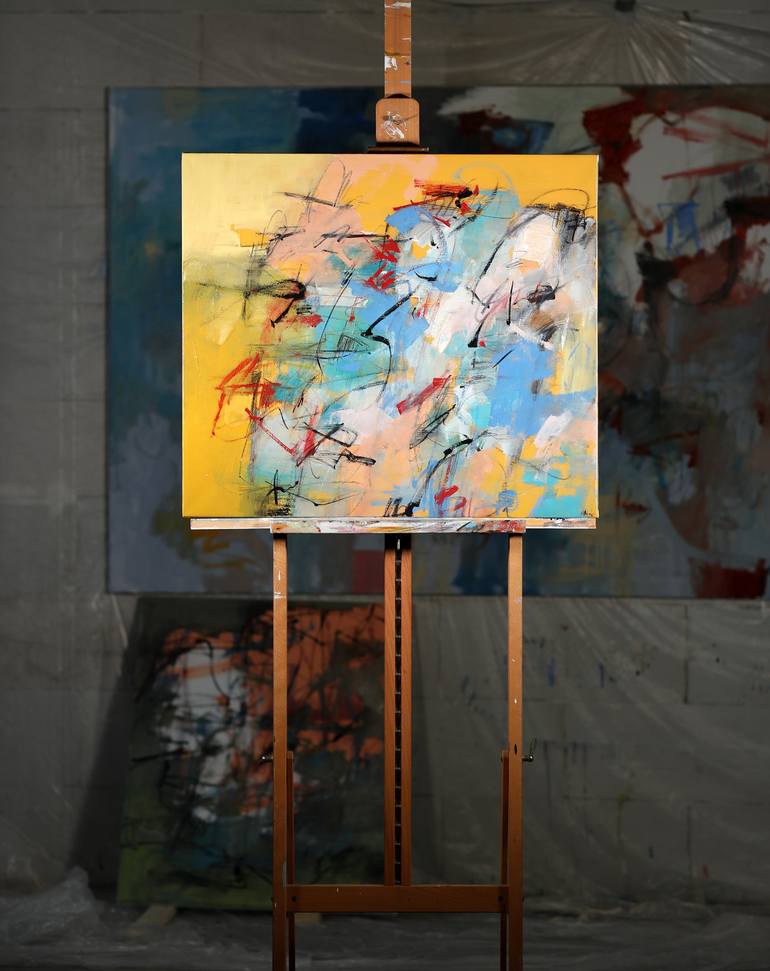 Original Abstract Painting by Francesco  D'Adamo