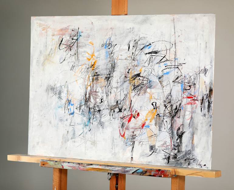 Original Abstract Expressionism Abstract Painting by Francesco  D'Adamo