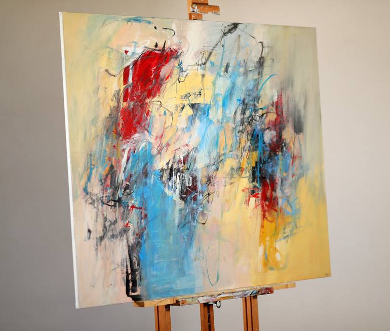 Original Abstract Expressionism Abstract Painting by Francesco  D'Adamo