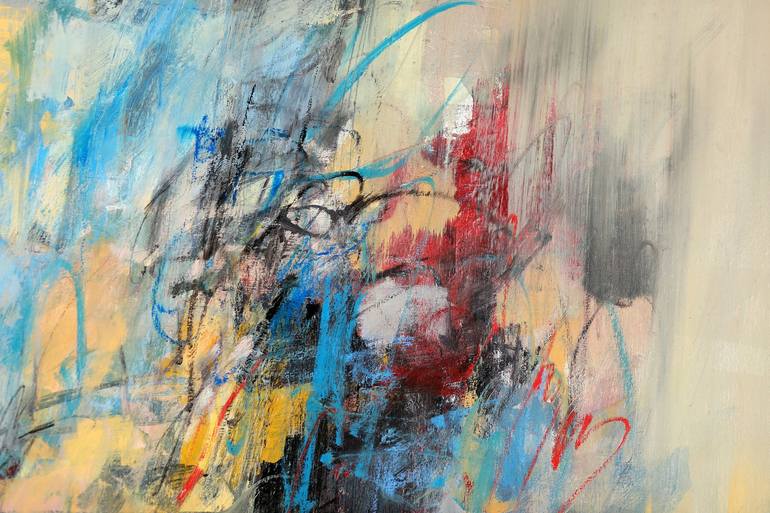 Original Abstract Expressionism Abstract Painting by Francesco  D'Adamo