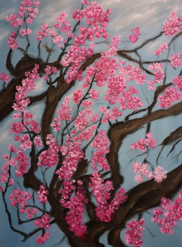 Print of Tree Paintings by Min Simpson