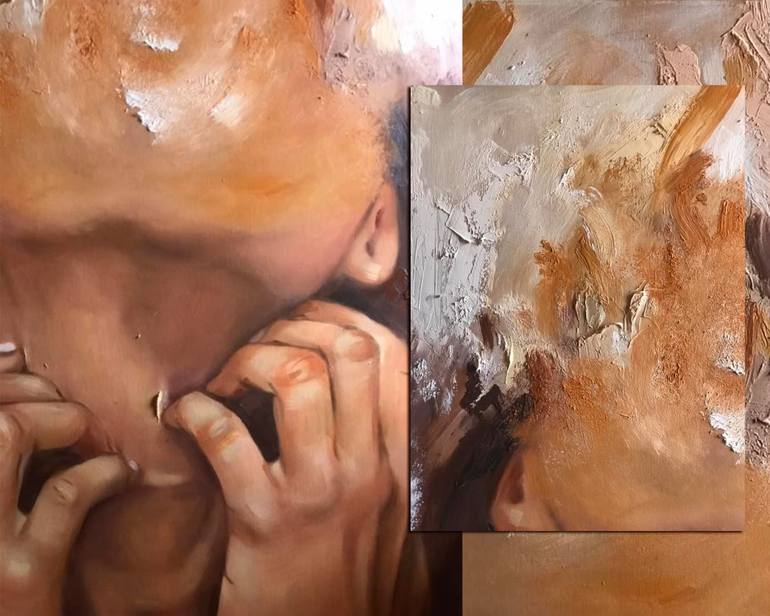 Original Expressionism Women Painting by Jane Mykee Lopez