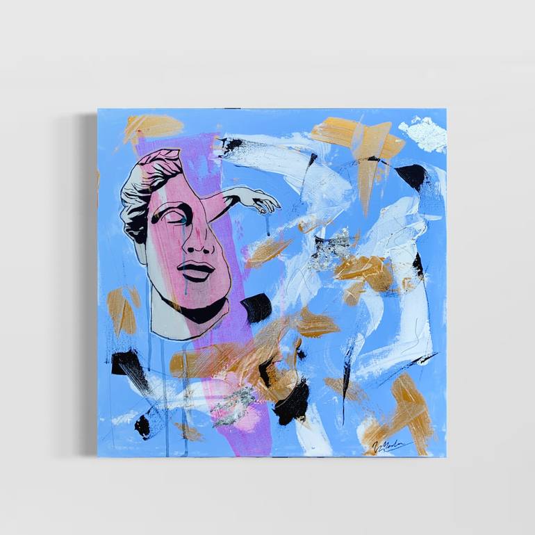Original Expressionism Abstract Painting by William Lessig