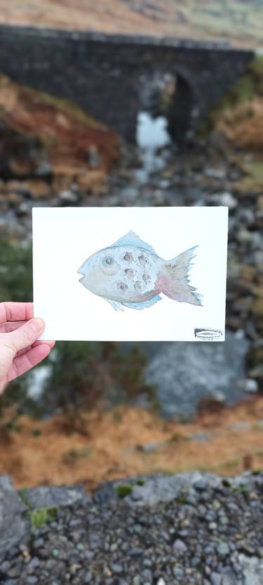 Print of Fish Paintings by oksana Fedorchuk