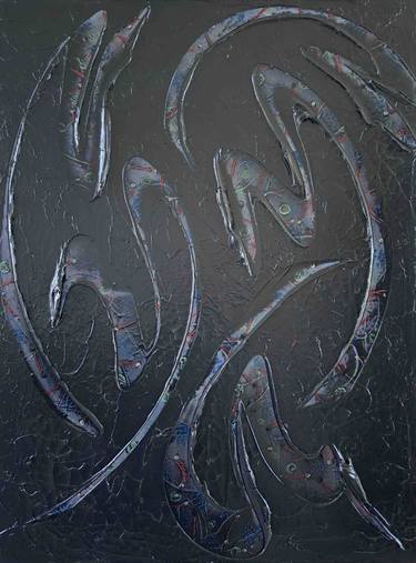 Original Abstract Painting by Luc Adrien Chaussé